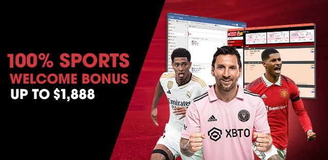 100% Sports Welcome Bonus up to $1,888