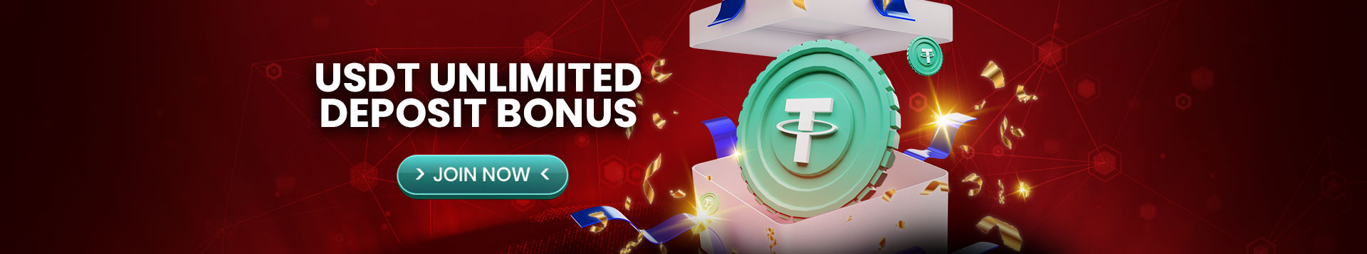 USDT Unlimited Deposit Bonus