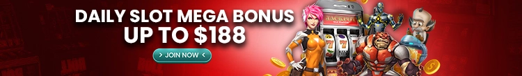 Daily Slot Mega Bonus up to $188