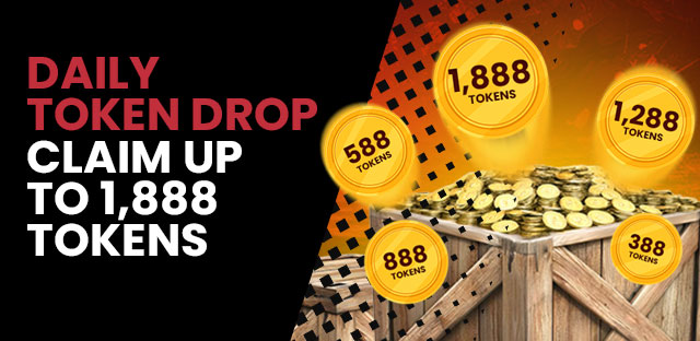 Daily Token Drop Claim Up to 1,888 Tokens At Red18