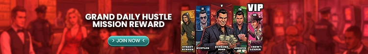 Grand Daily Hustle Daily Mission Rewards at Red18