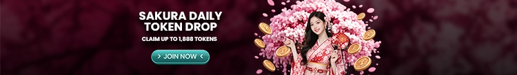 Sakura Daily Token Drop Claim Up To 1,888 Tokens at Red18!