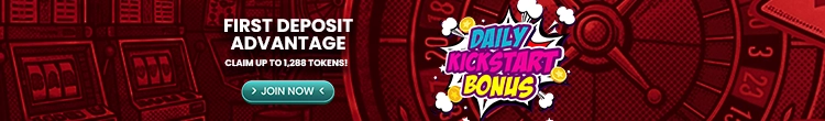 First Deposit Advantage Claim up to 1,288 Tokens to kickstart your day at Red18!