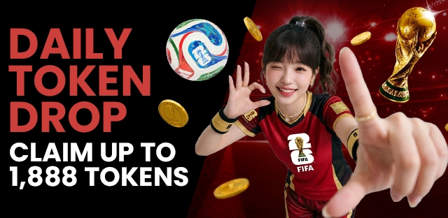 FIFA World Cup Daily Token Drop at Red18!